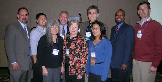 group photos from 2008 SACNAS Postdoc Opportunities panel