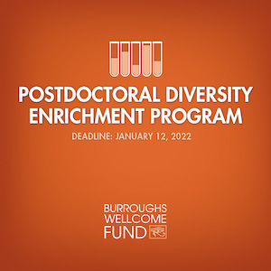 Burroughs Wellcome Fund: Postdoctoral Enrichment Program 2021 announcement