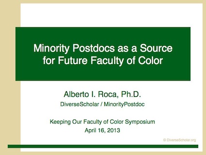 Keeping Our Faculty of Color Symposium Slideshow First Slide